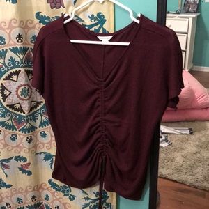 Maroon/plum blouse from American Eagle